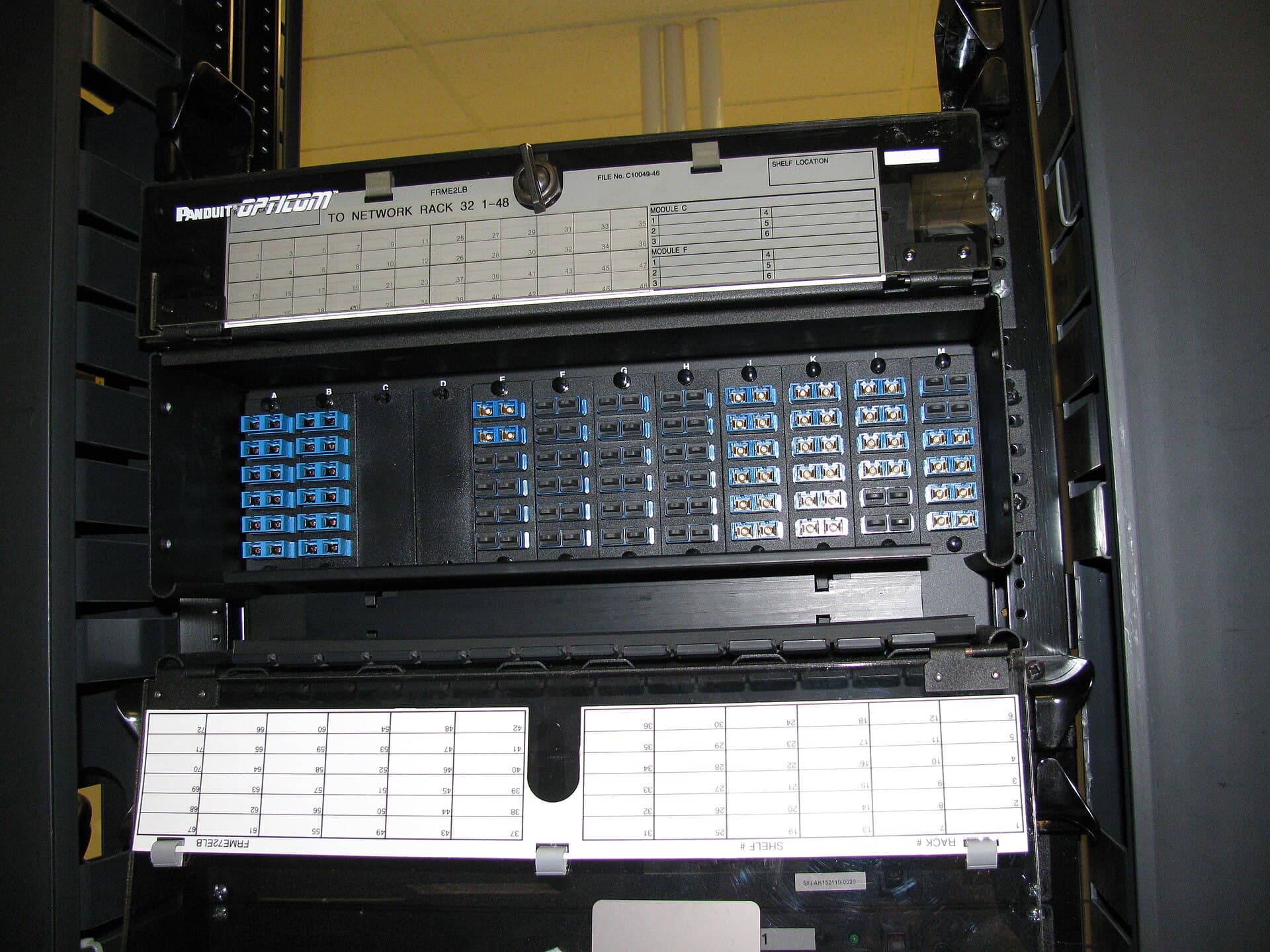 Türkiye dedicated server omurga bağlantıları için fiber patch panel